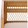 SAFAVIEH Couture Collection – Shawnee Rattan Loveseat, Handwoven Natural Loveseat with Cushioned Seat, Indoor Accent Seating for Living Room Sunroom Entryway (CWK4002A)(Natural)
