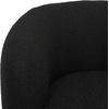 SAFAVIEH Couture Collection Bernard Ivory/Gold Boucle Swivel Accent Chair (Fully Assembled)(Black/Chrome)
