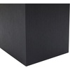 SAFAVIEH Couture Collection Bourke Ivory Velvet/Black Square Foot Stool Ottoman (Fully Assembled)(Ivory/Black)