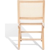 SAFAVIEH Couture Collection Colette Tropical Coastal Black/Natural Solid Wood Rattan Dining Chair Set of 2(Natural)