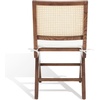 SAFAVIEH Couture Collection Colette Tropical Coastal Black/Natural Solid Wood Rattan Dining Chair Set of 2(Walnut/Natural)