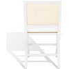 SAFAVIEH Couture Collection Colette Tropical Coastal Black/Natural Solid Wood Rattan Dining Chair Set of 2(White/Natural)