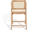 SAFAVIEH Couture Collection Desiree Tropical Coastal Black/Natural Cane Solid Wood Folding Dining Chair Set of 2 (Fully Assembled)(Natural)
