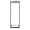 SAFAVIEH Couture Collection Giabelle Black/Clear Cast Glass Drink Table (Fully Assembled)
