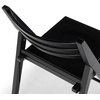 SAFAVIEH Couture Collection Jacie Black Seat Folding Chair Set of 2 (Fully Assembled)(Black)