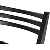 SAFAVIEH Couture Collection Jacie Black Seat Folding Chair Set of 2 (Fully Assembled)(Black)