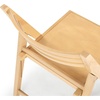SAFAVIEH Couture Collection Jacie Black Seat Folding Chair Set of 2 (Fully Assembled)(Natural)