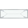 SAFAVIEH Couture Collection Suzanna Clear Acrylic/Silver Rectangular Console Table
