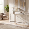 SAFAVIEH Couture Collection Suzanna Clear Acrylic/Silver Rectangular Console Table