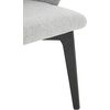 SAFAVIEH Couture Collection Wynonna Mid-Century Modern Grey/Black Linen Dining Chair(Grey/Black)