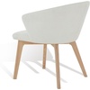 SAFAVIEH Couture Collection Wynonna Mid-Century Modern Grey/Black Linen Dining Chair(Ivory/Natural)