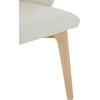 SAFAVIEH Couture Collection Wynonna Mid-Century Modern Grey/Black Linen Dining Chair(Ivory/Natural)