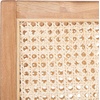 Safavieh Couture Home Collection Malik Black and Natural Rattan Dining Chair(Natural)