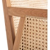 Safavieh Couture Home Collection Malik Black and Natural Rattan Dining Chair(Natural)