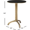 Safavieh Home Brent Antique Brass Round Accent Table