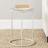 Safavieh Home Collection Shay Light Gold Accent Table(Gold / Clear)