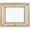 Safavieh Home Noelia Gold 3-tier Square Accent Table(Gold / Glass)