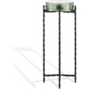 SAFAVIEH Couture Collection Kathaleen Black/Clear Cast Glass Drink Table