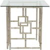 SAFAVIEH Home Collection Dermot Silver Accent Table