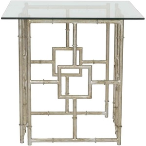 SAFAVIEH Home Collection Dermot Silver Accent Table