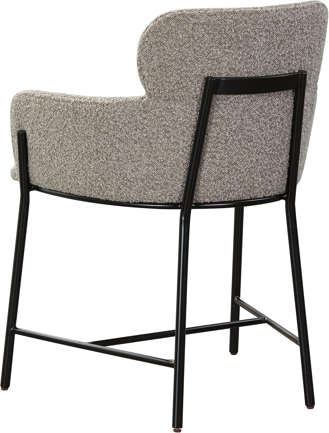 image:imageSAFAVIEH Couture Charlize Velvet Dining ChairLight GreyBlack
