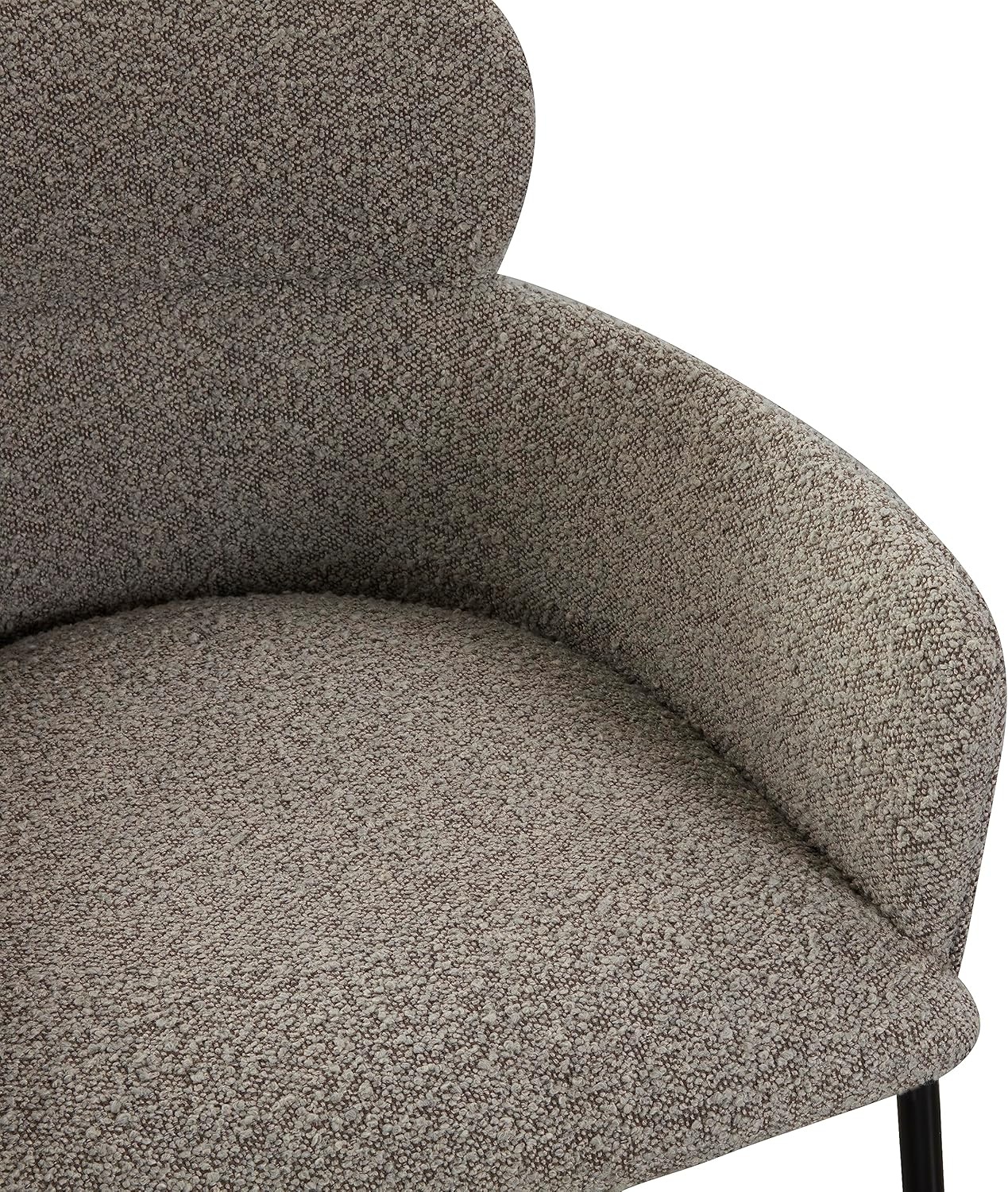 image:imageSAFAVIEH Couture Charlize Velvet Dining ChairLight GreyBlack