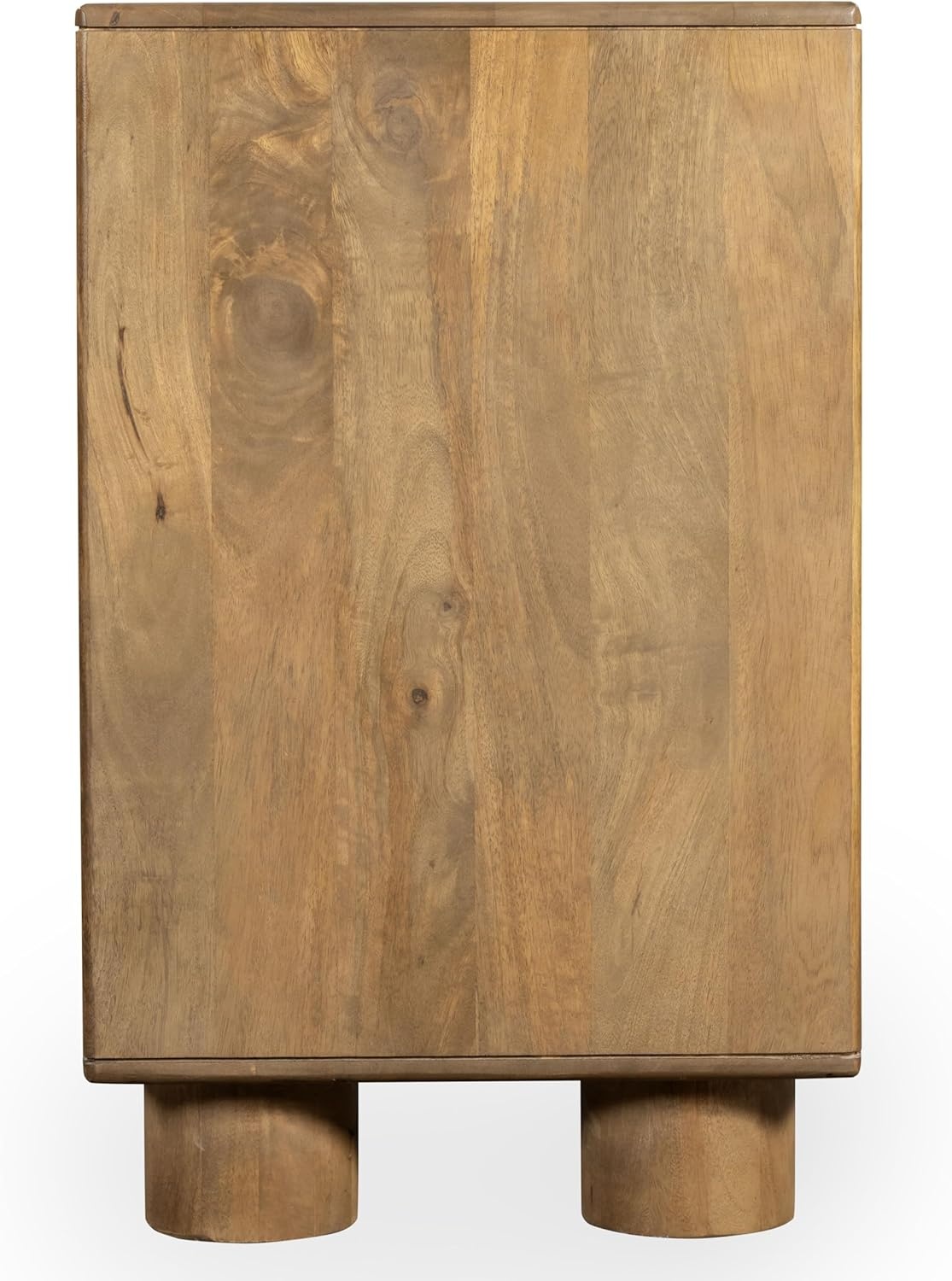 image:imageSAFAVIEH Couture Collection Bellasasha Walnut Wood 4Door Sideboard Fully Assembled Media Console amp Storage Cabinet SFV9767AWalnut