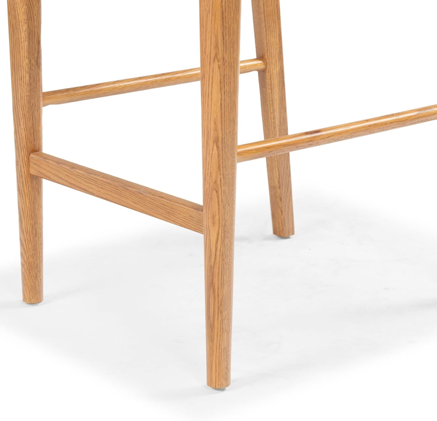 image:imageSAFAVIEH Couture Collection Cody 26Inch Counter Stool Black Frame with Natural Paper Cord Seat RattanInspired Design Fully Assembled SFV4228ANatural