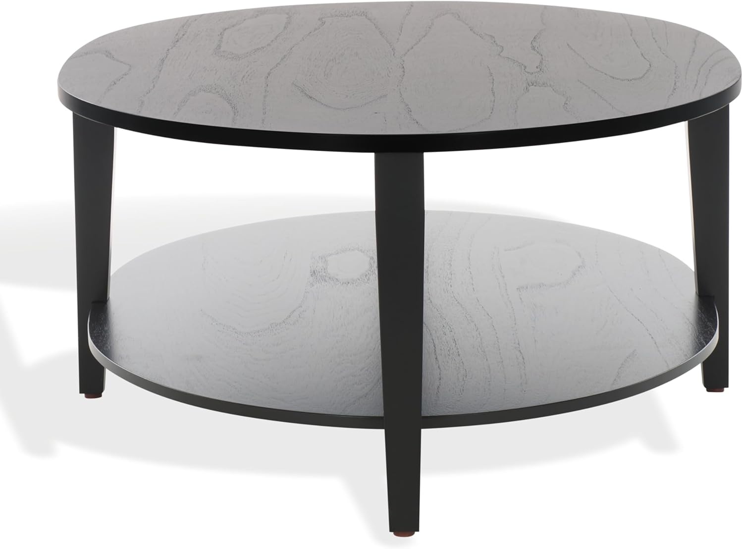 image:imageSAFAVIEH Couture Collection Leonardi Black Oval Coffee TableBlack