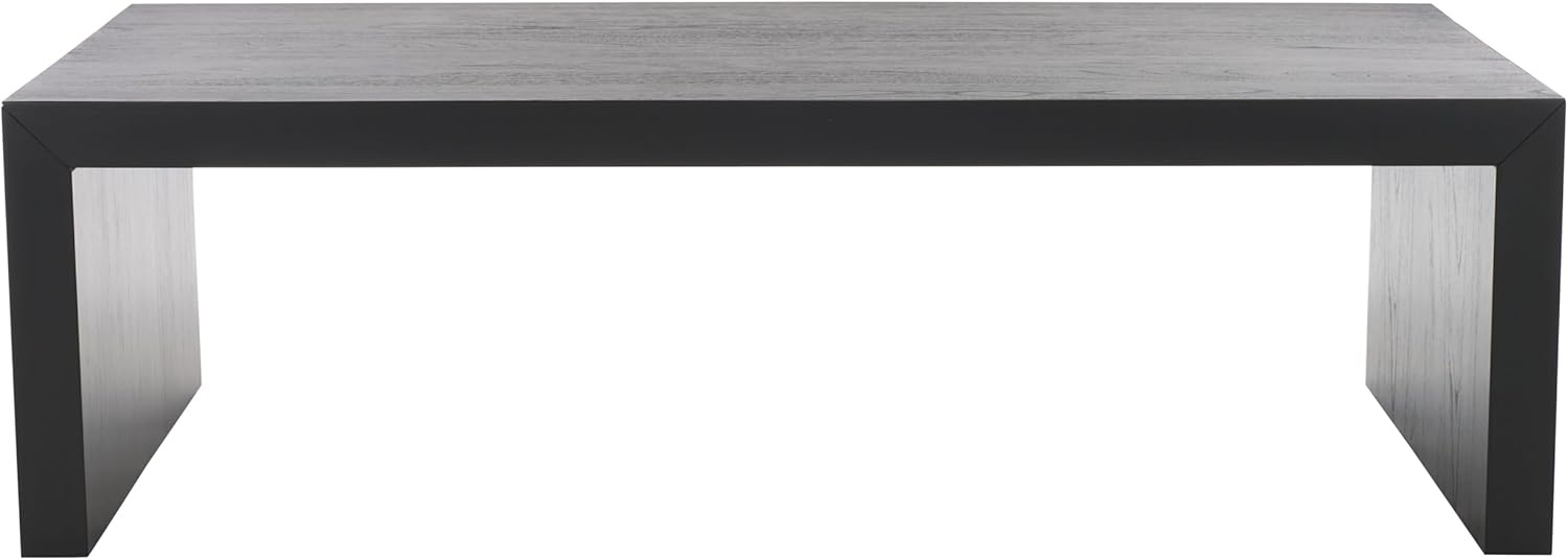 image:imageSAFAVIEH Couture Collection Tawney Black Rectangle Coffee TableBlack