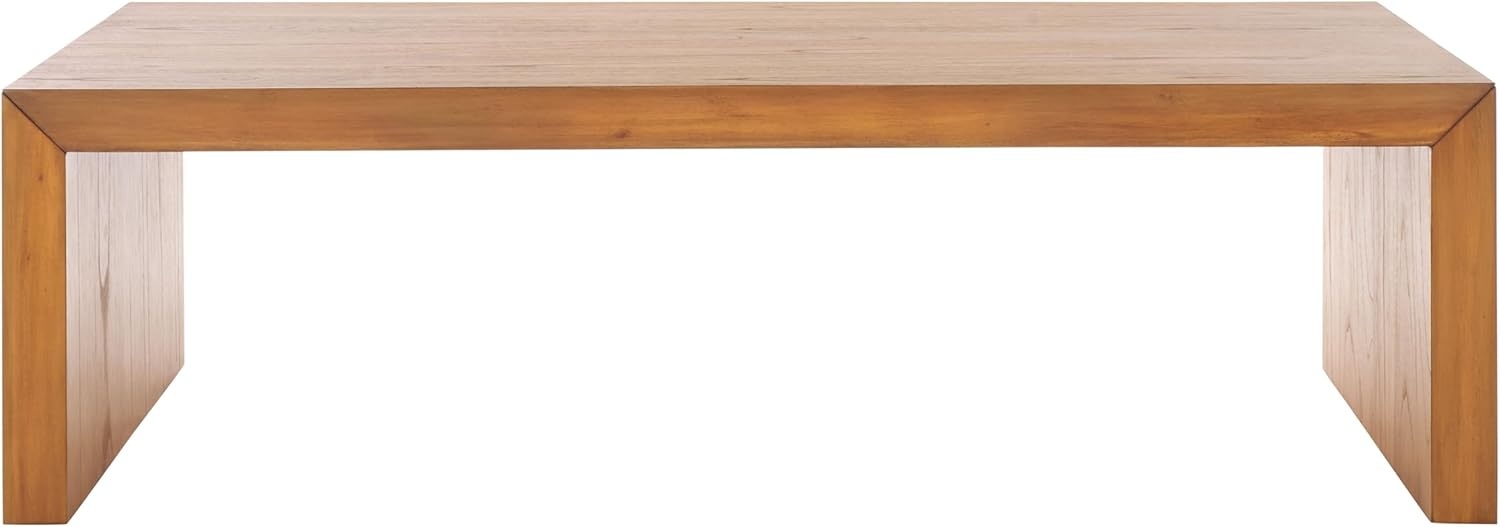image:imageSAFAVIEH Couture Collection Tawney Black Rectangle Coffee TableNatural