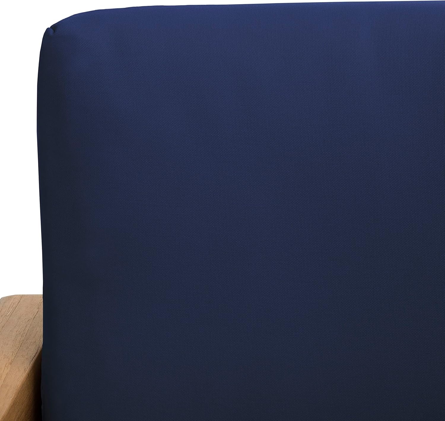 image:imageSAFAVIEH Couture Montford Brazilian Teak IndoorOutdoor SofaNavy