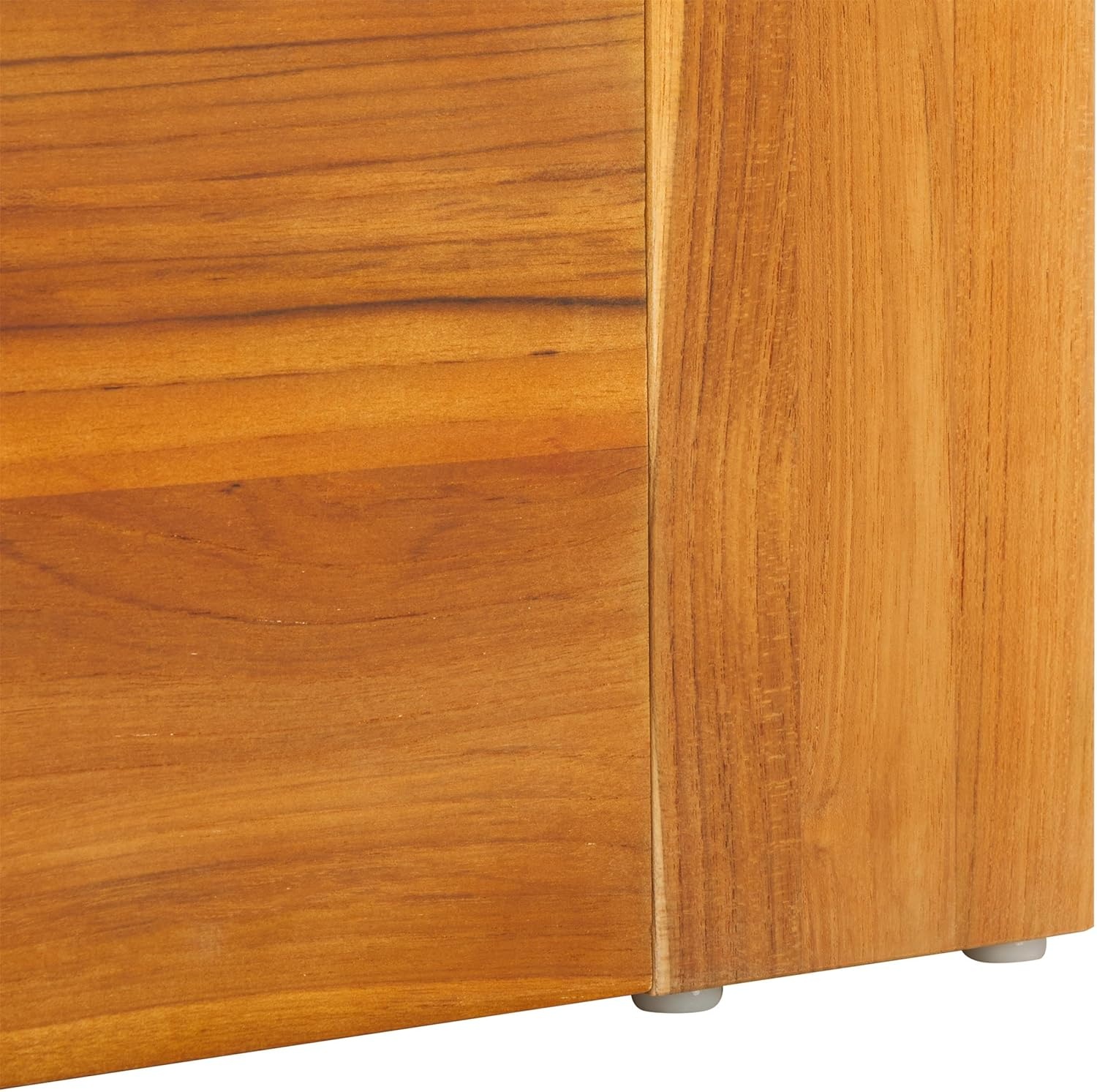 image:imageSAFAVIEH Couture Outdoor Collection Kauai NaturalDark Brown Solid Wood Patio ChairNaturalBrown