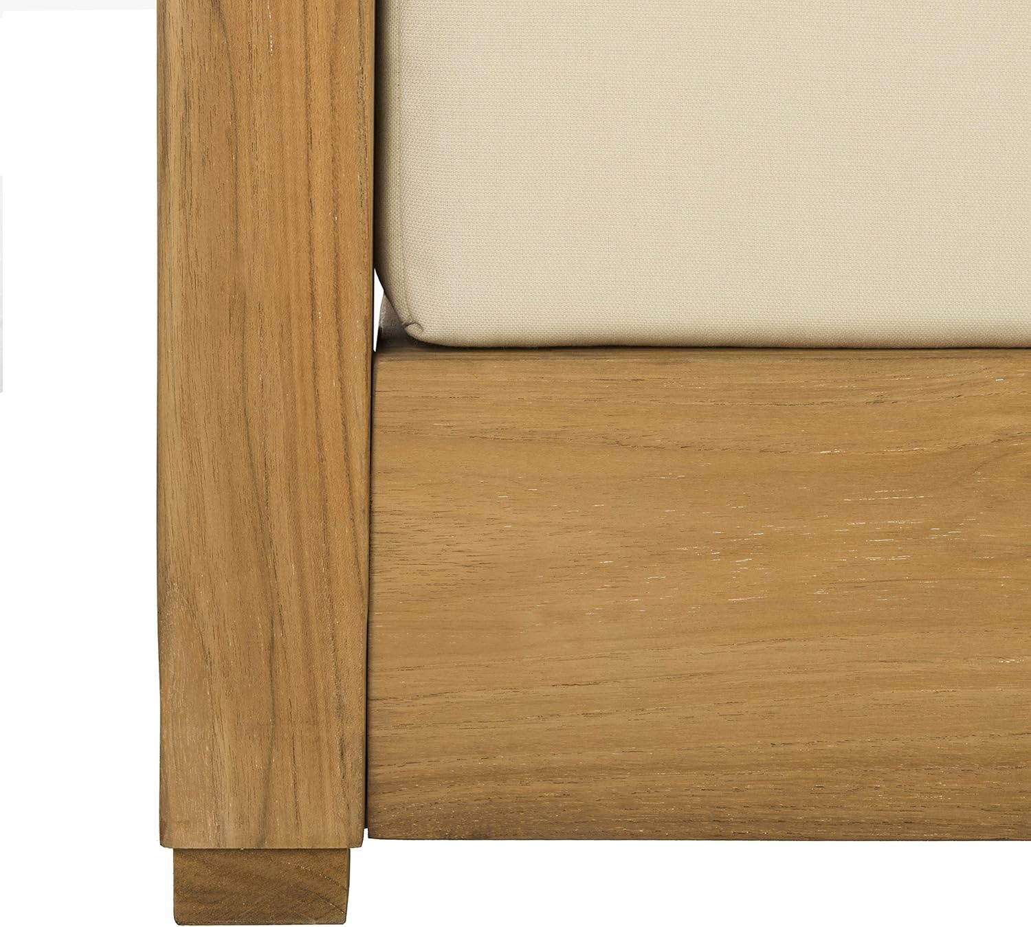 image:imageSafavieh CPT1003A Couture Montford Wood Loveseat 1 x 1 Brazilian TeakBeigeBeige