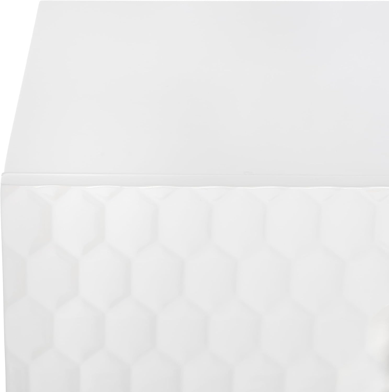 image:imageSafavieh Couture Home Neptune Glam White and Gold 2drawer Side TableWhite