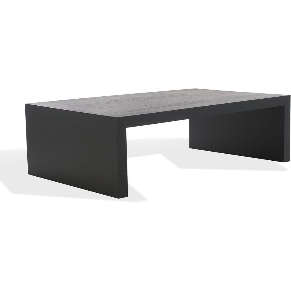 image:imageSAFAVIEH Couture Collection Tawney Black Rectangle Coffee TableBlack