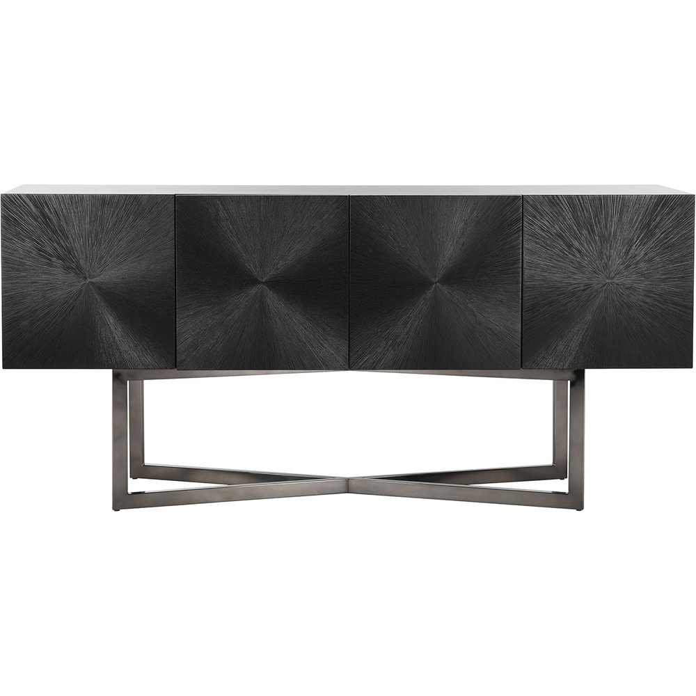 image:imageSAFAVIEH Couture Collection Zena Black Nickel Buffet