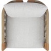 SAFAVIEH Couture – Outdoor Marina Swivel Accent Chair – White Cushion & Natural Teak Solid Wood – Weather Resistant, Ideal for Patio, Deck, Backyard, 16″ Seat Height (CPT1083A)(White/Natural Teak)
