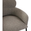 SAFAVIEH Couture Charlize Velvet Dining Chair(Light Grey/Black)