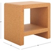 SAFAVIEH Couture Collection Daysie Cork Nightstand Accent Table (Fully Assembled)