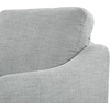 SAFAVIEH Couture Collection Edalynn Modern Cream Accent Chair(Light Grey)