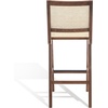 SAFAVIEH Couture Collection Hattie Walnut/Natural French Cane Solid Wood Bar Stool (Fully Assembled)(Walnut/Natural)