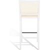 SAFAVIEH Couture Collection Hattie Walnut/Natural French Cane Solid Wood Bar Stool (Fully Assembled)(White/Natural)