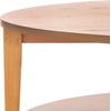 SAFAVIEH Couture Collection Leonardi Black Oval Coffee Table(Natural)