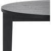 SAFAVIEH Couture Collection Leonardi Black Oval Top Accent Table(Black)