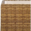 SAFAVIEH Couture Collection Margarita Natural Brown Faux Wicker Rectangle Indoor/Outdoor Coffee Table (Fully Assembled)(Natural)