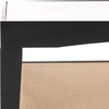 SAFAVIEH Couture Collection Nicolella Natural Solid Wood/Glass Top Square Coffee Table(Black)