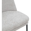SAFAVIEH Couture Collection Tamarie Light Grey/Black Chenille Dining Chair