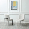SAFAVIEH Couture Collection Tamarie Light Grey/Black Chenille Dining Chair