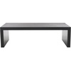 SAFAVIEH Couture Collection Tawney Black Rectangle Coffee Table(Black)